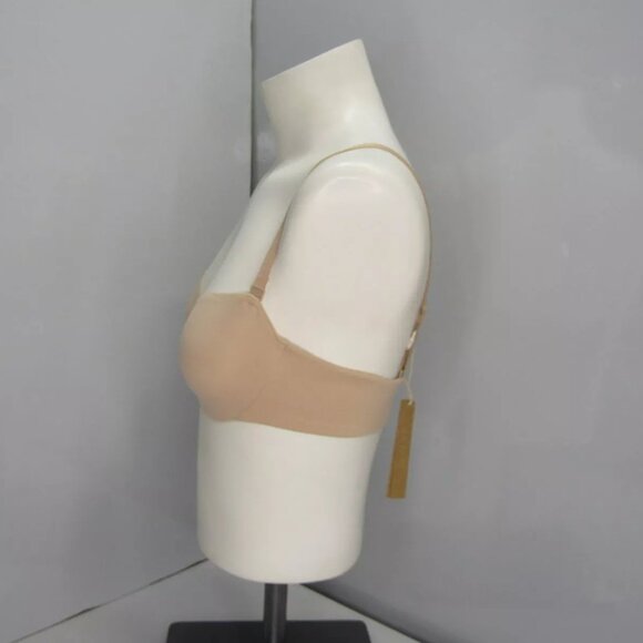 NEW SKIMS  Womens Unlined Strapless Bra Clay 34A Smoothing Intimates Underwire - Picture 3 of 7